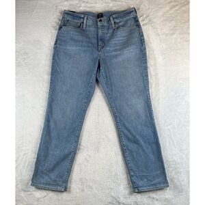 NWT J Crew Jeans Womens 30 Slim Boyfriend Fit Blue Denim Boho
